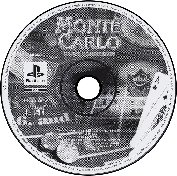 Monte Carlo Games Compendium screenshot 4 for Playstation